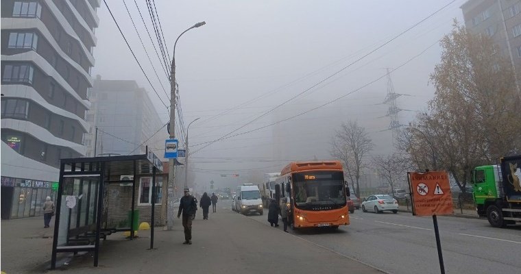 В Ижевске видимость из-за тумана составляет всего 50 м