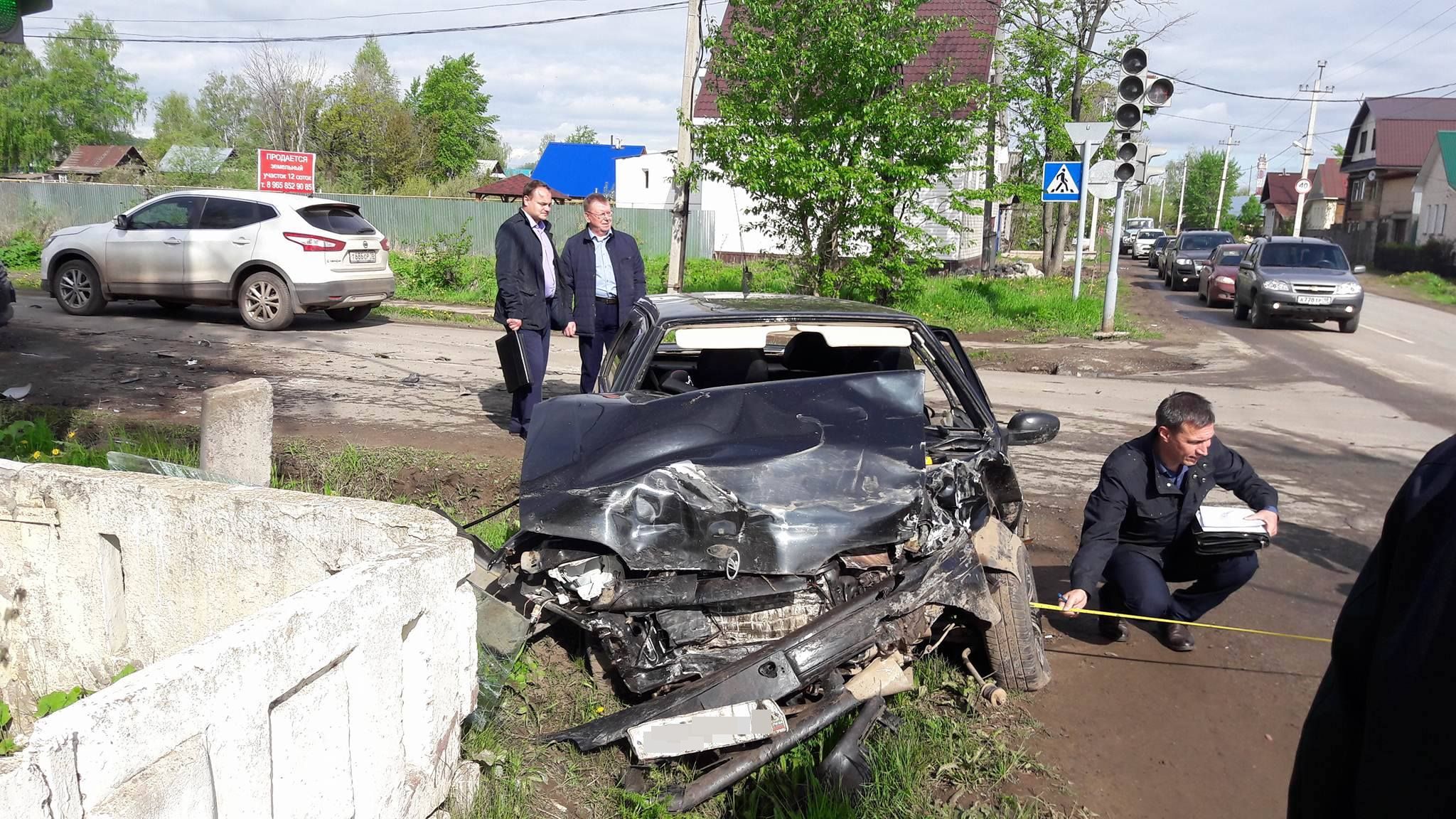 В утреннем ДТП в Воткинске пострадали дети