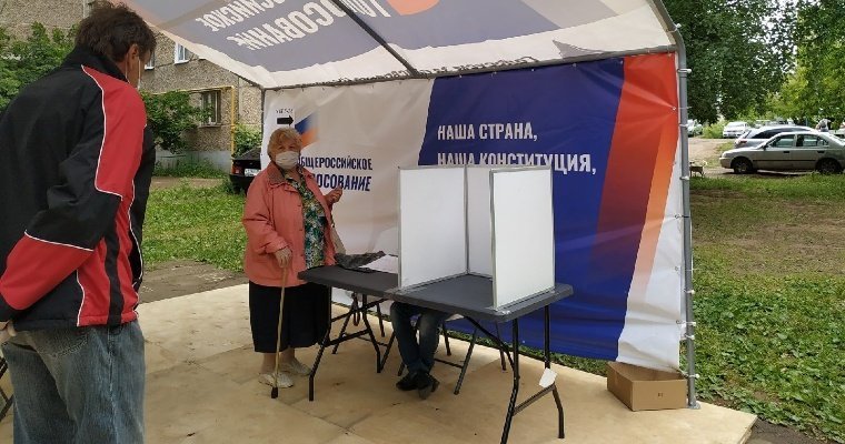 В четырех районах Удмуртии явка на голосование по поправкам в Конституцию России превысила 70%