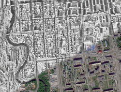 Первый спутниковый снимок Ижевска