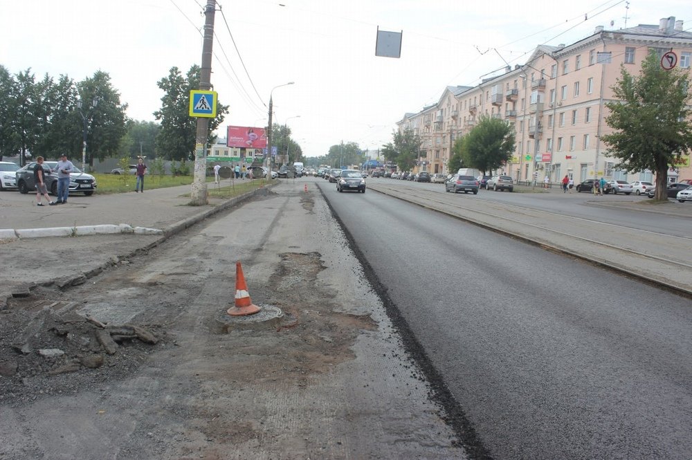 Дорожники приступили к ремонту улицы Гагарина в Ижевске