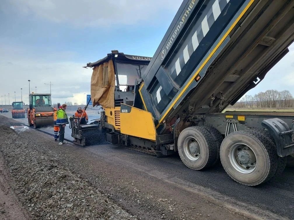 На трассе Ижевск — Малая Пурга начали обновлять двухкилометровый участок дороги
