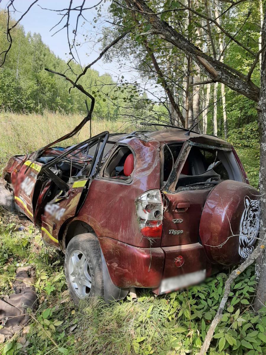 На трассе в Удмуртии погиб водитель иномарки, врезавшейся в деревья