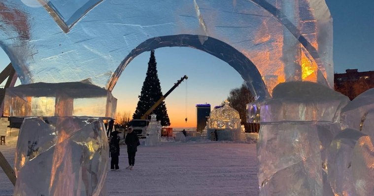 На Центральной площади Ижевска 28 февраля начнут убирать ледовый городок 