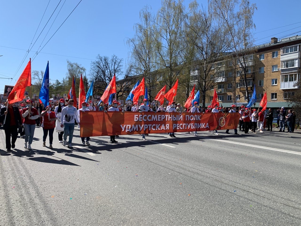 Бессмертный полк в глазове