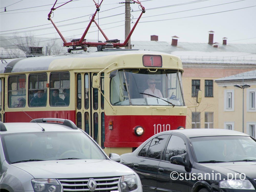 Движение трамваев №1 и №10 в Ижевске ограничат на время ремонта путей