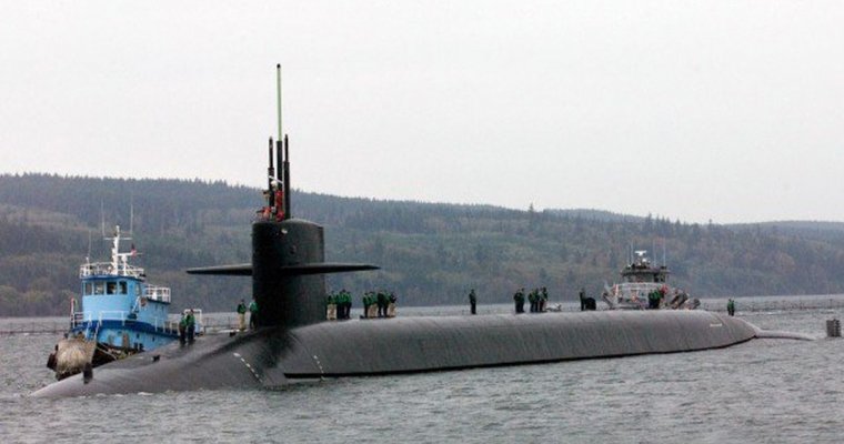 Американская подлодка «Мичиган» вошла в южнокорейский порт Пусан