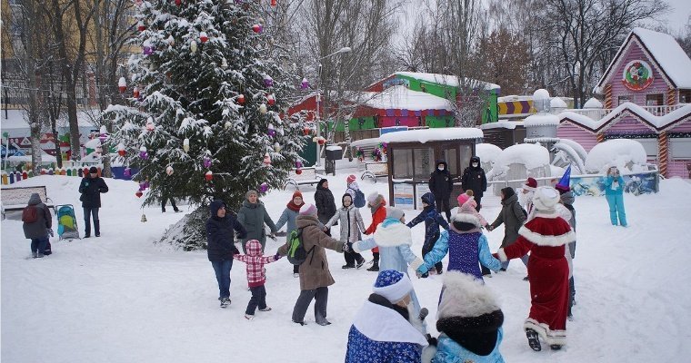 Дискотека на коньках и салют ждут гостей парка Горького в Ижевске