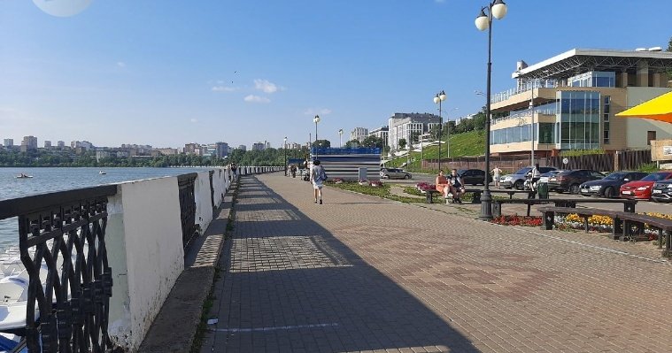 Вечером 25 мая в Ижевске перекроют движение транспорта на городской набережной