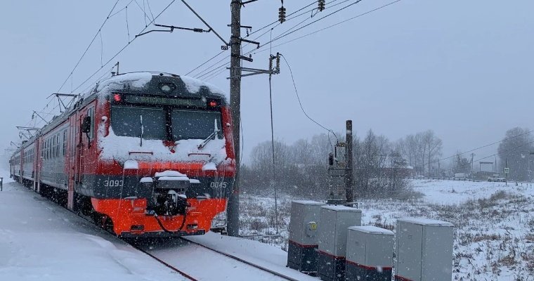 В новогодние праздники в Ижевске увеличится количество железнодорожных сообщений