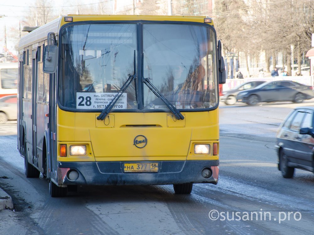 В Ижевске на улице Ленина может появиться выделенная полоса для автобусов