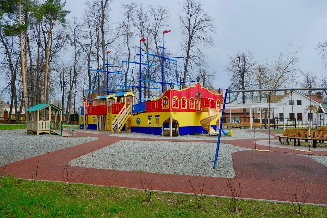 В Детском парке Сарапула восстановили разрушенный Фрегат