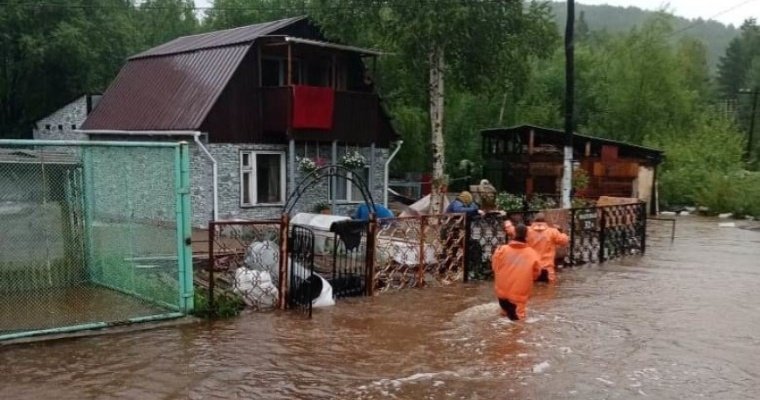 В амурской Тынде ввели режим ЧС из-за проливных дождей