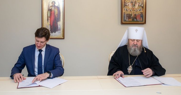 Правящий архиерей Удмуртии подписал соглашение с фондом «Защитники Отечества»