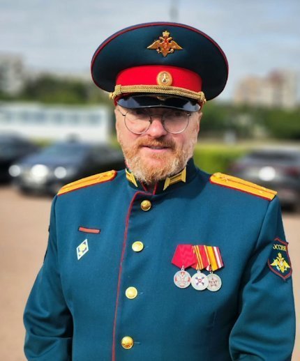 Звание лейтенанта получил депутат Госдумы Виталий Милонов в зоне СВО