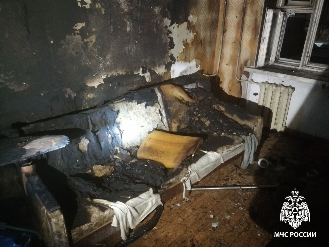 В Глазове мужчина после пожара попал в реанимацию