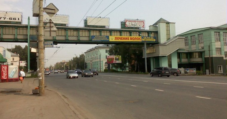В Ижевске перенесли пешеходный переход возле УдГУ