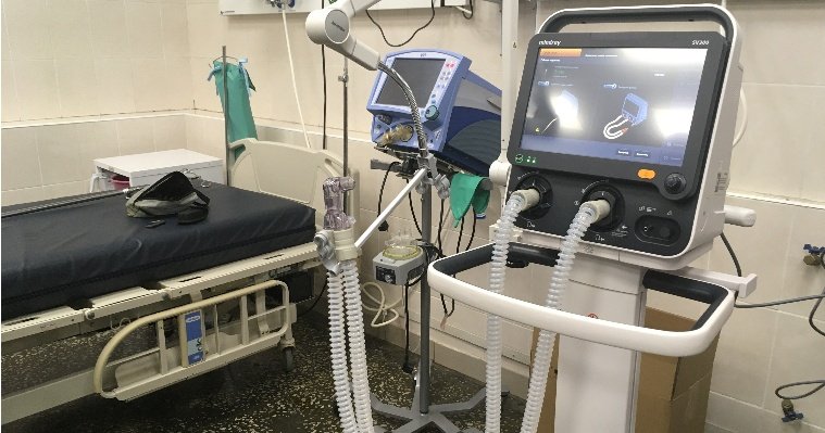 Новые аппараты искусственной вентиляции легких получили ковид-центры Удмуртии 