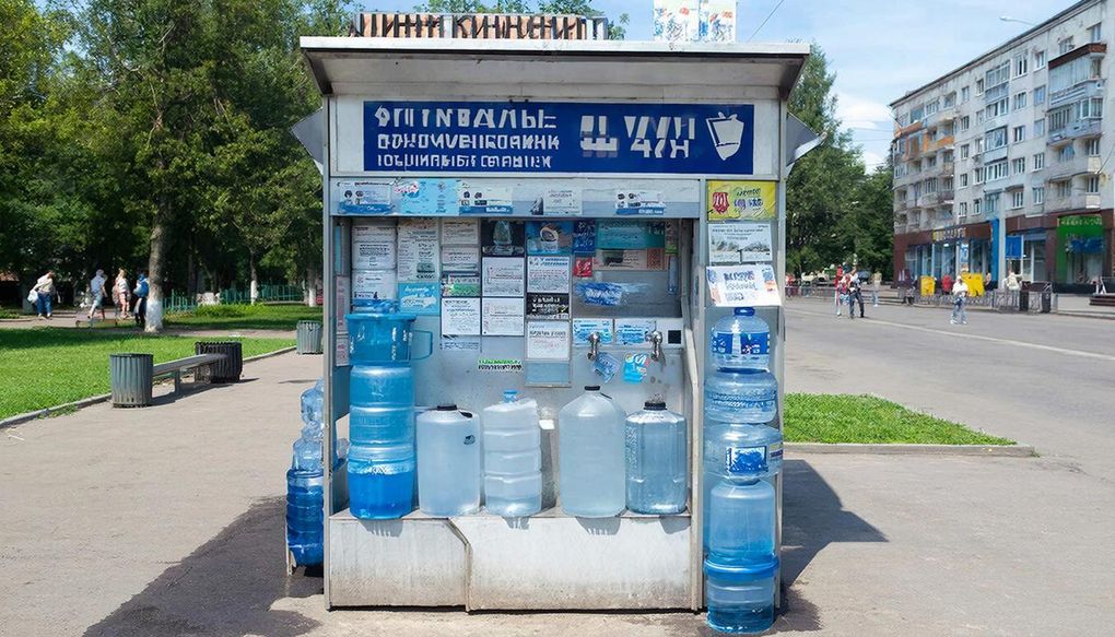 Киоски с водой в Ижевске оставят без изменений внешнего вида и мест размещения