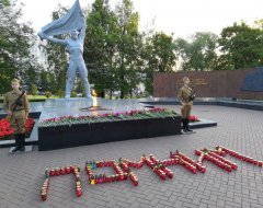 Жители Ижевска зажгли «Свечу памяти»