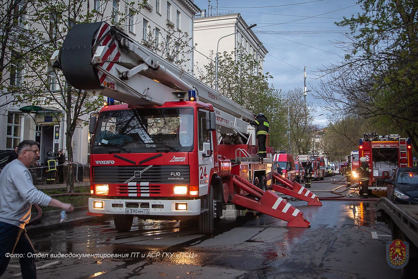 

Пять кадетов из Ижевска попали в больницу в результате пожара в гостинице «Вечный зов» в Москве

