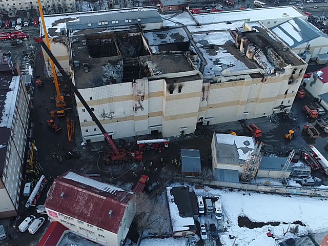 В Кемерово завершили снос торгового центра «Зимняя вишня»