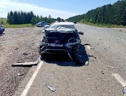 В ДТП в Можгинском районе пострадали восемь человек 