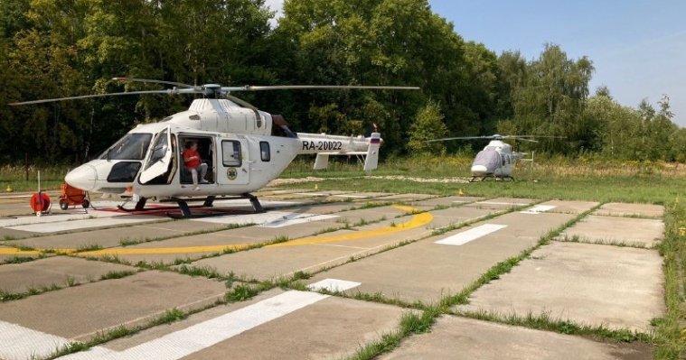 Вертолёт санавиации доставил девочку-подростка из Удмуртии в Москву