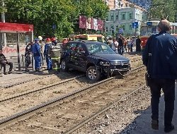 Движение трамваев в сторону городка Металлургов в Ижевске временно ограничили