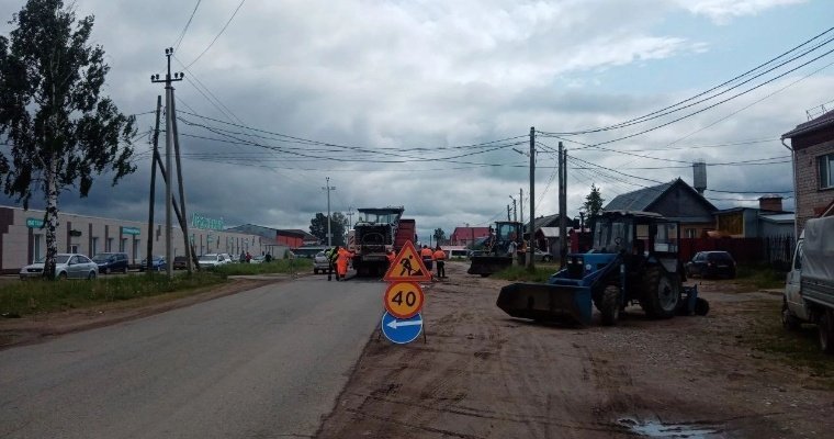 В Удмуртии завершается ремонт пяти сельских дорог