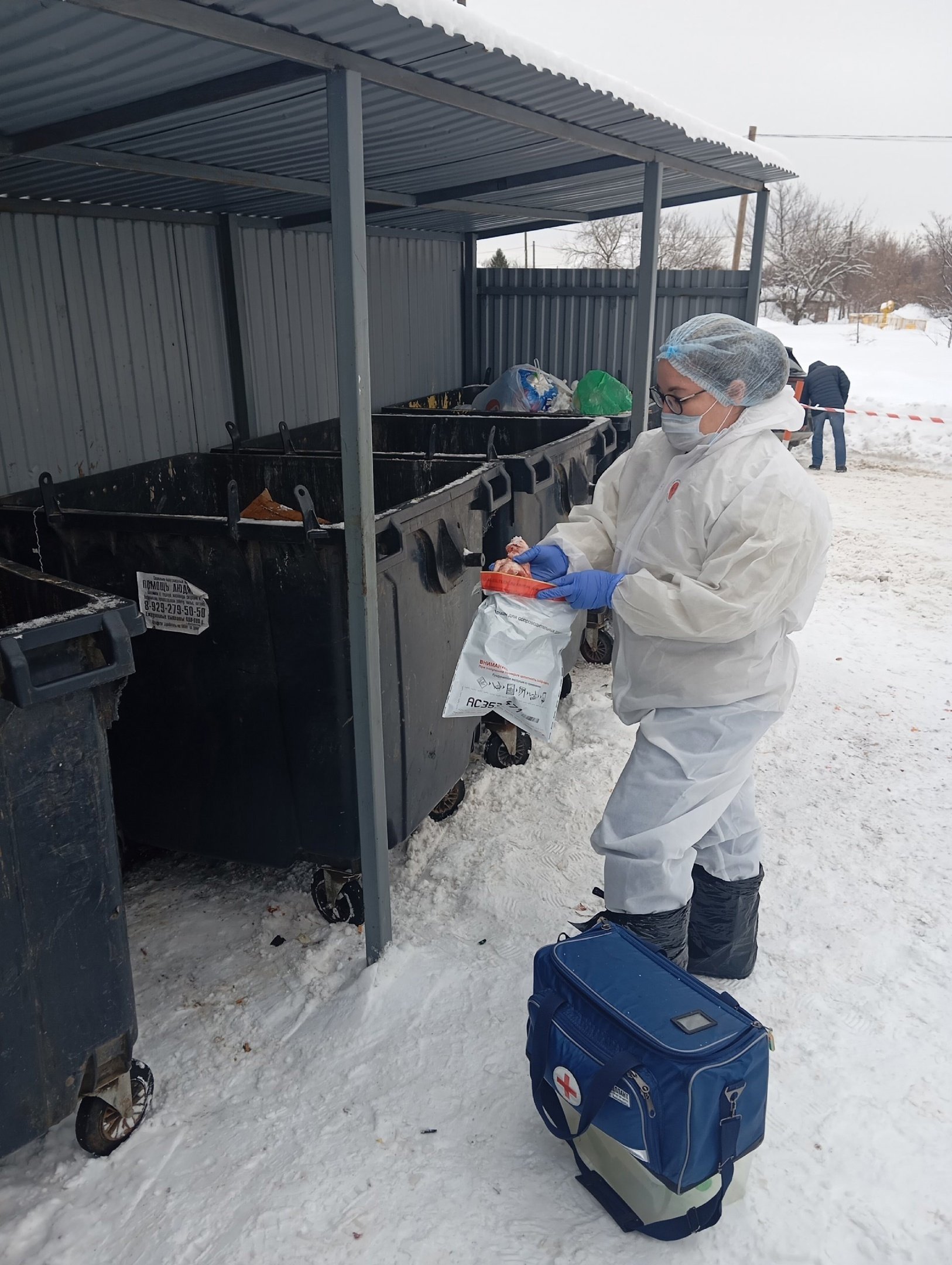 В Ижевске подвергнут анализу биологические отходы, найденные на контейнерных площадках в Ленинском районе