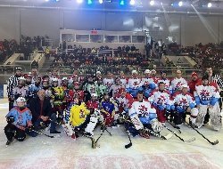 В ледовом дворце «Глазов-Арена» прошла Церемония закрытия турнира по хоккею имени Калашникова