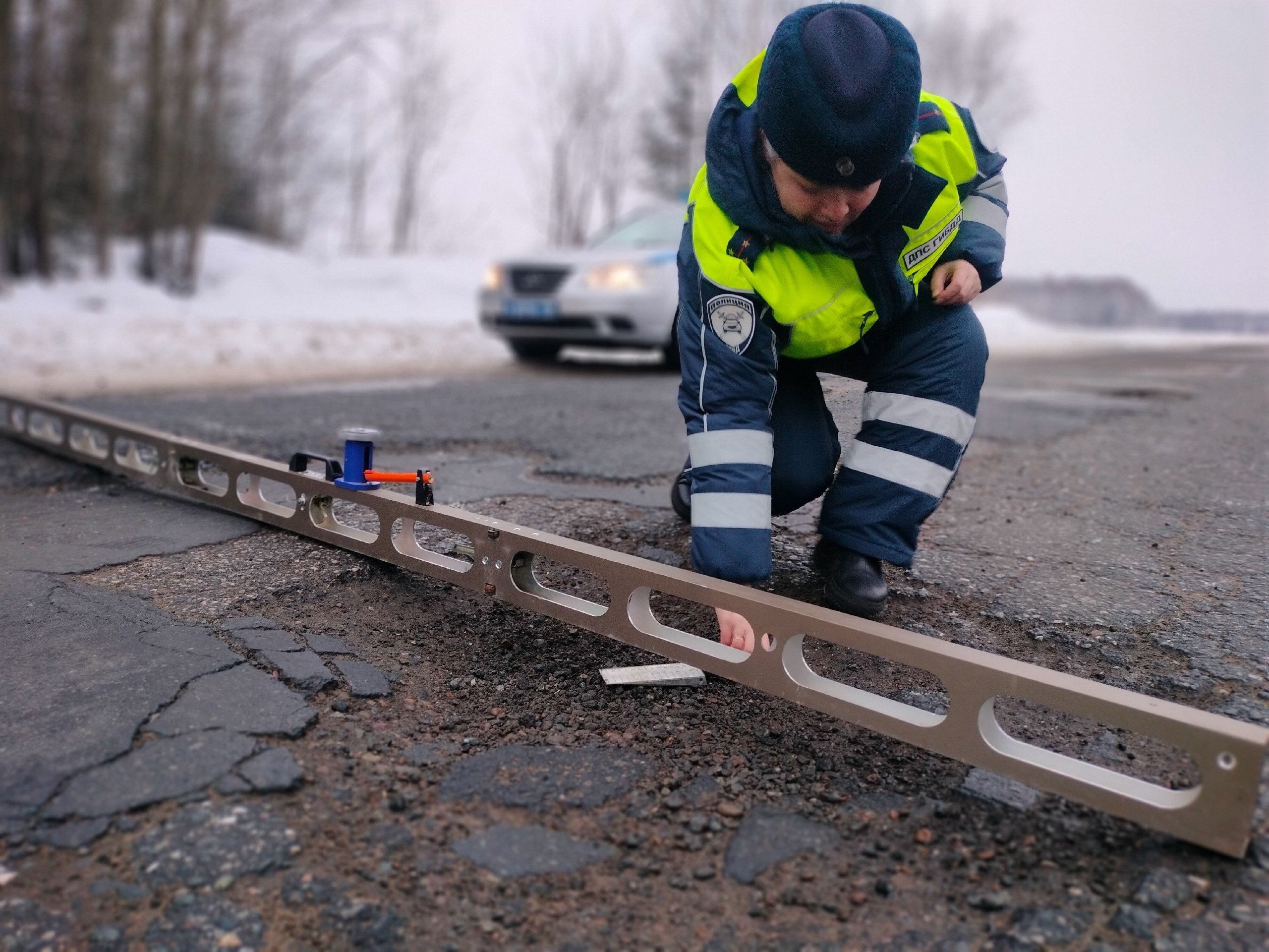 Госавтоинспекция обследовала аварийные участки дорог в Воткинске