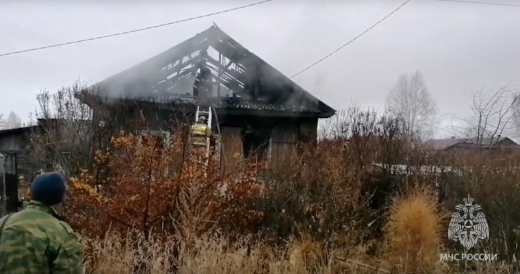 В Балезино пожар унёс жизнь одного человека в минувшую пятницу