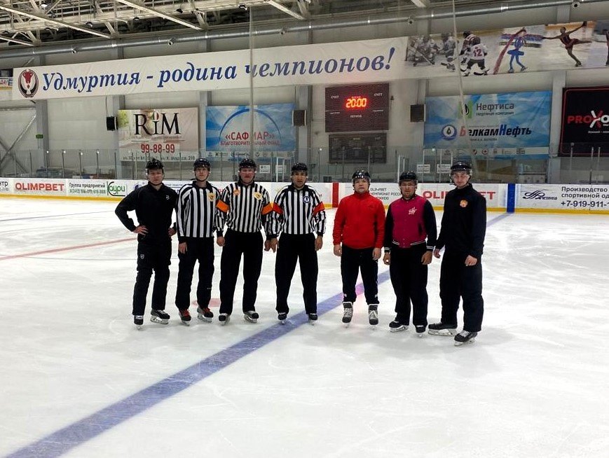 В Ижевске впервые состоятся учебно-тренировочные сборы для хоккейных арбитров