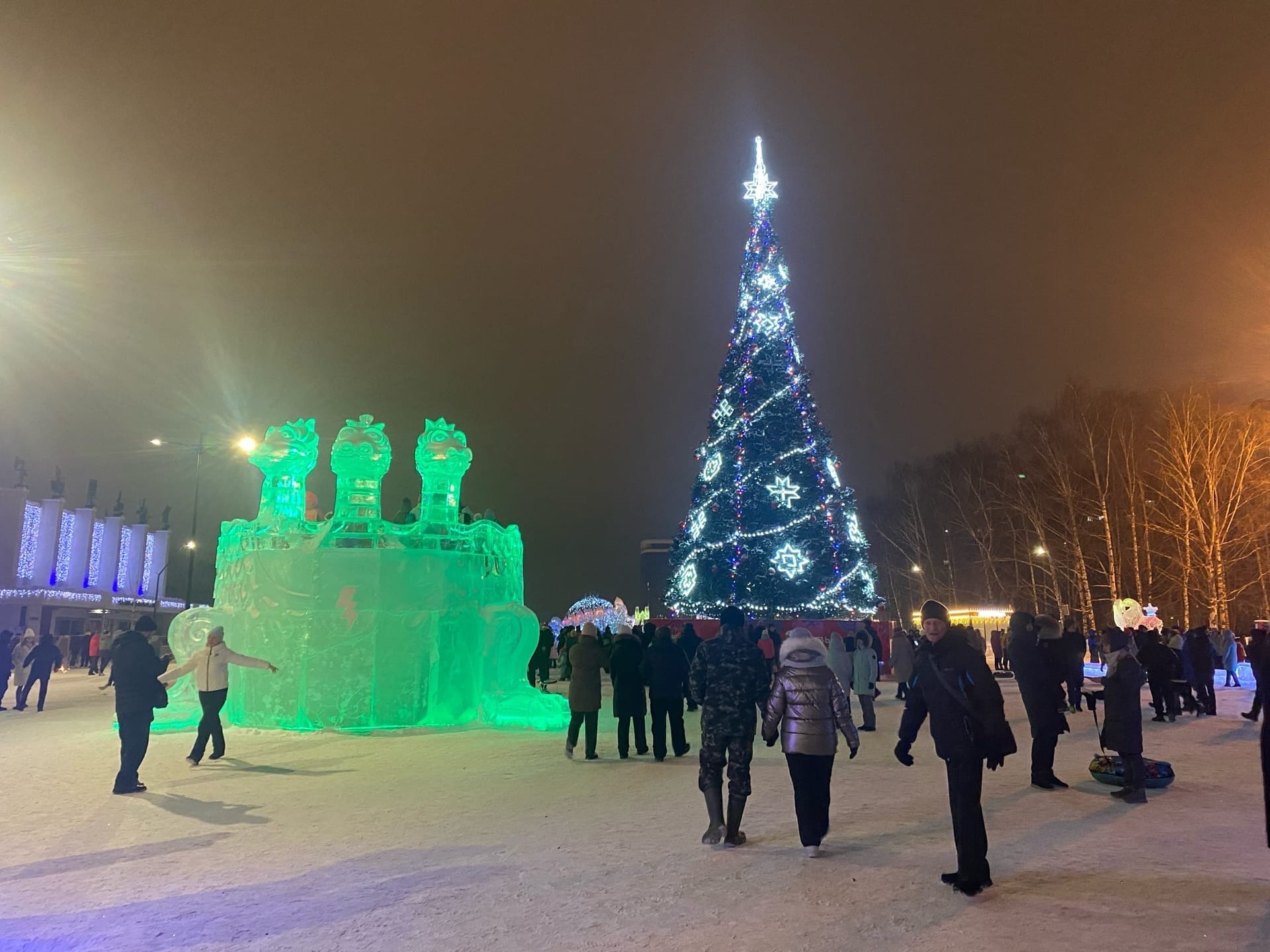 Традиционное время начала празднования Нового года на Центральной площади Ижевска изменится