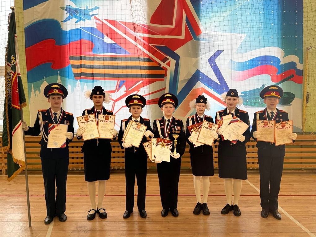 Кадеты класса имени Андрей Касимова одержали победу на юбилейных сборах «Победа» в Удмуртии