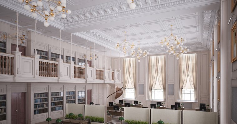 Архитекторы представили проект внутренней реконструкции нацбиблиотеки Удмуртии