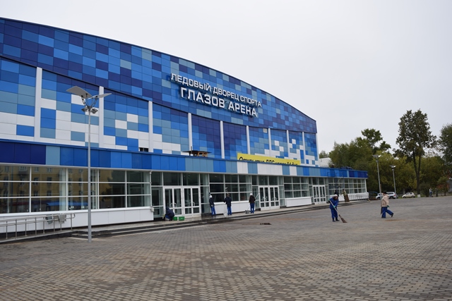 В Глазове открыли обновленный ледовый дворец