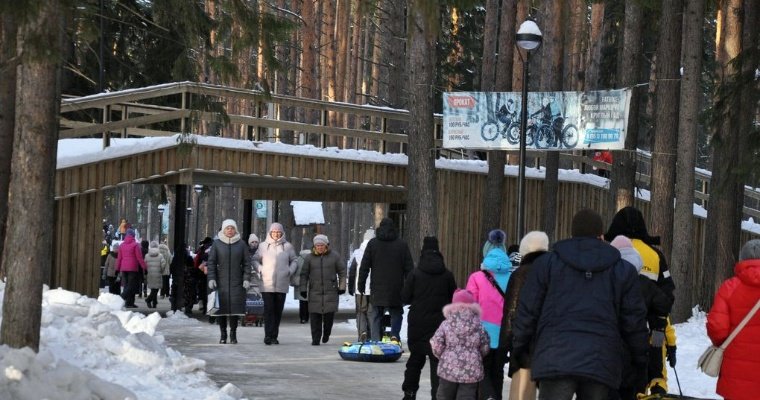Новое общественное пространство «Ритм леса» открыли в Воткинске