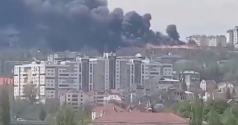 В Кишиневе загорелись Институт зоологии и торговый центр
