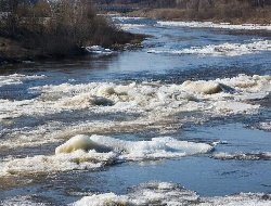 Ледовую переправу через Каму под Сарапулом закрыли