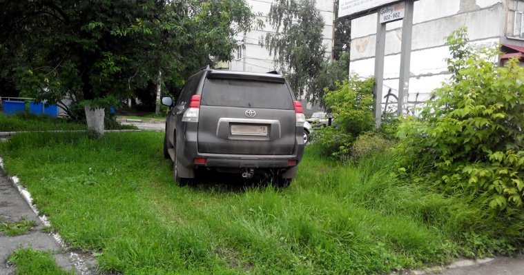 В Ижевске вновь ввели мораторий на штрафы за парковку на газонах