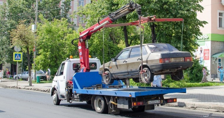 За неправильную парковку в Ижевске в 2019 году эвакуировали более 5 тыс автомобилей
