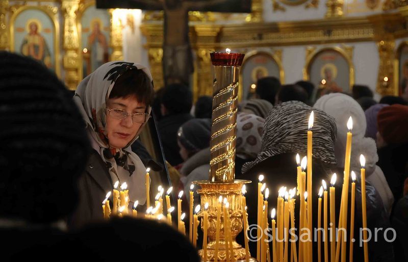 Служба в свято михайловском