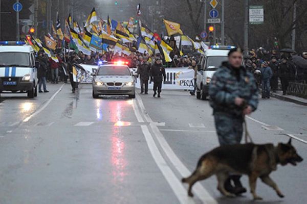 «Русский марш» запретили в центре Москвы