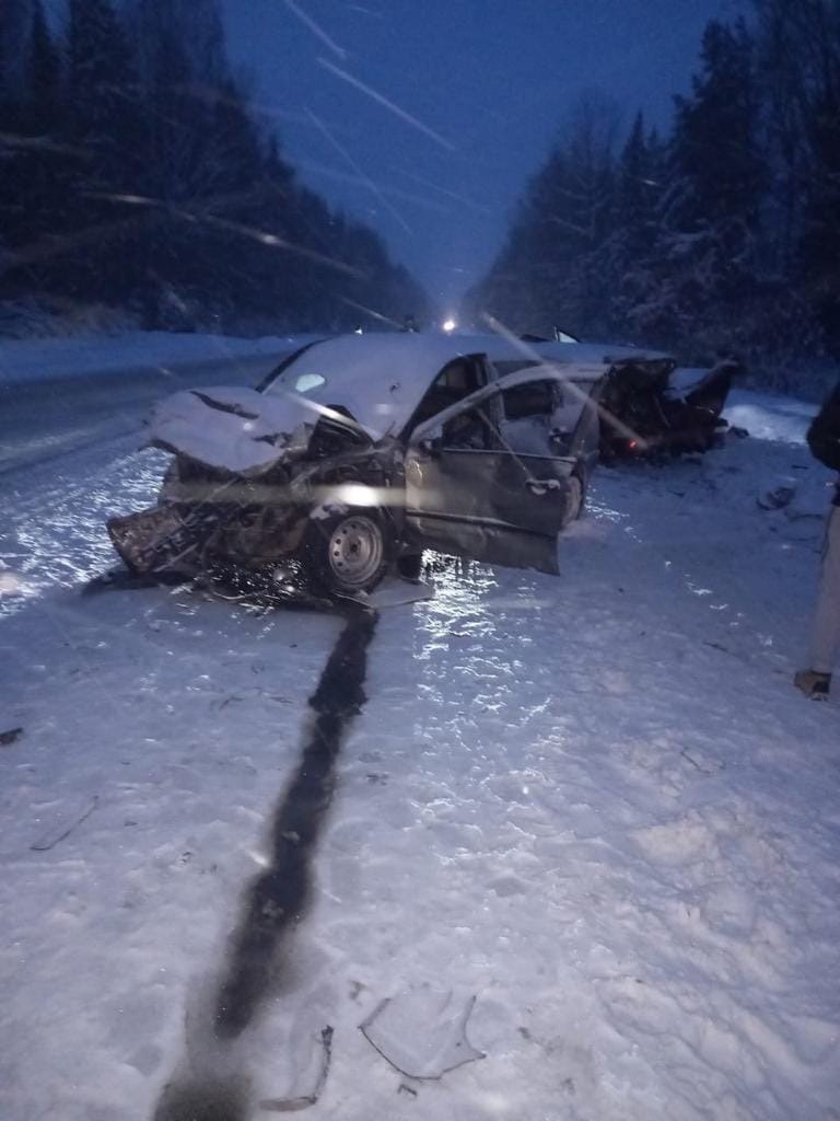 В аварии в Завьяловском районе погибли два водителя и пострадали два пассажира