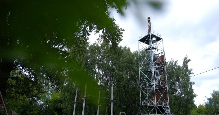 Восстановить парашютную вышку в Ижевске планируется на деньги от сдачи макулатуры
