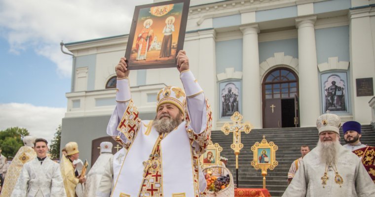 В Удмуртии впервые совершили чин прославления святых