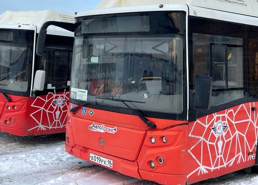 Большие автобусы вышли на маршрут №320 «Ижевск – Ягул»